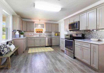 Grey Shaker Solid Wood Cabinets